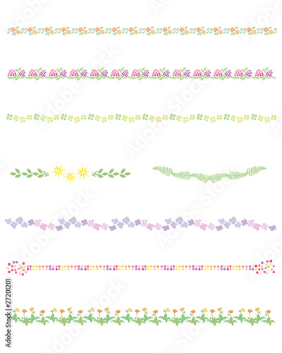 flower and leaf line 2