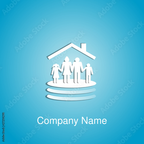logo protection de la famille