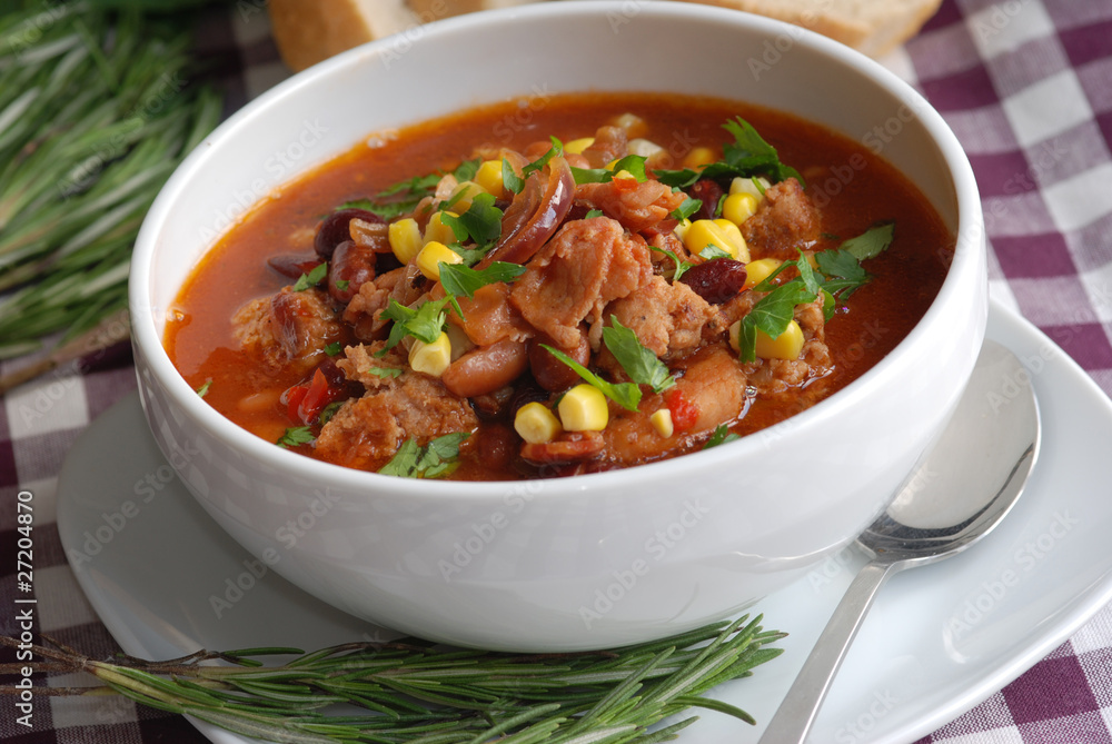 Spicy Italian bean and sausage casserole Spicy Italian bean and sausage casserole