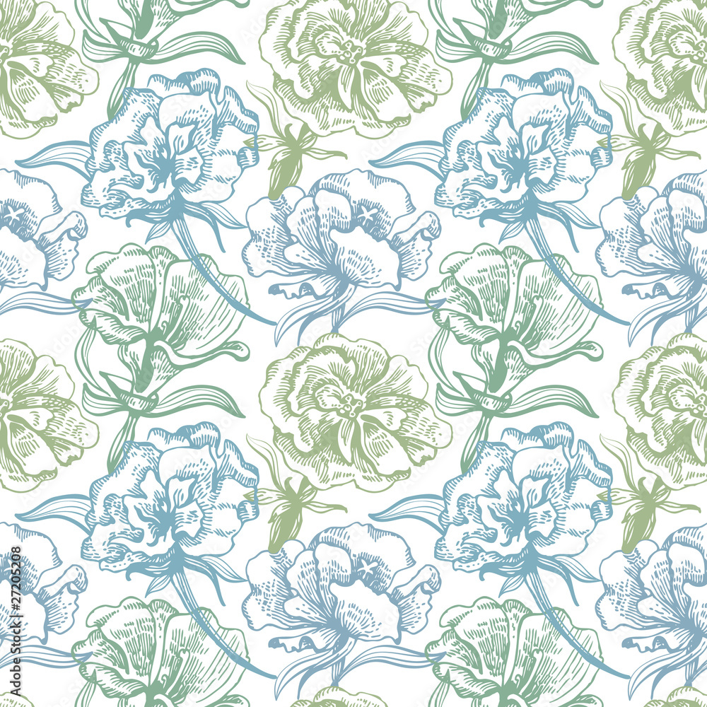 Floral seamless pattern