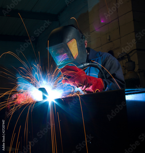 Welder with copy space