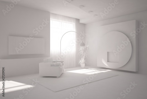 grey interior composition