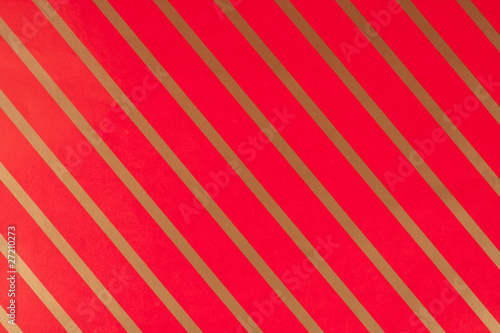 Striped red gift paper