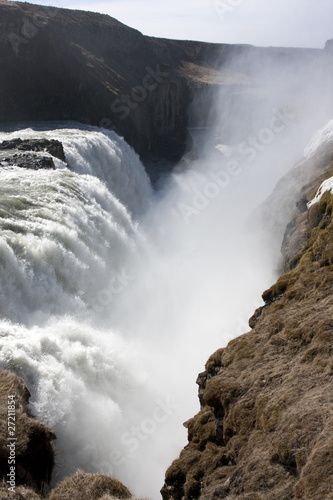 Wasserfall Gullfoss in Island