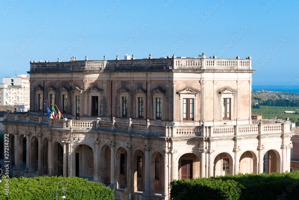 Ducezio Palace in Noto, Sicily