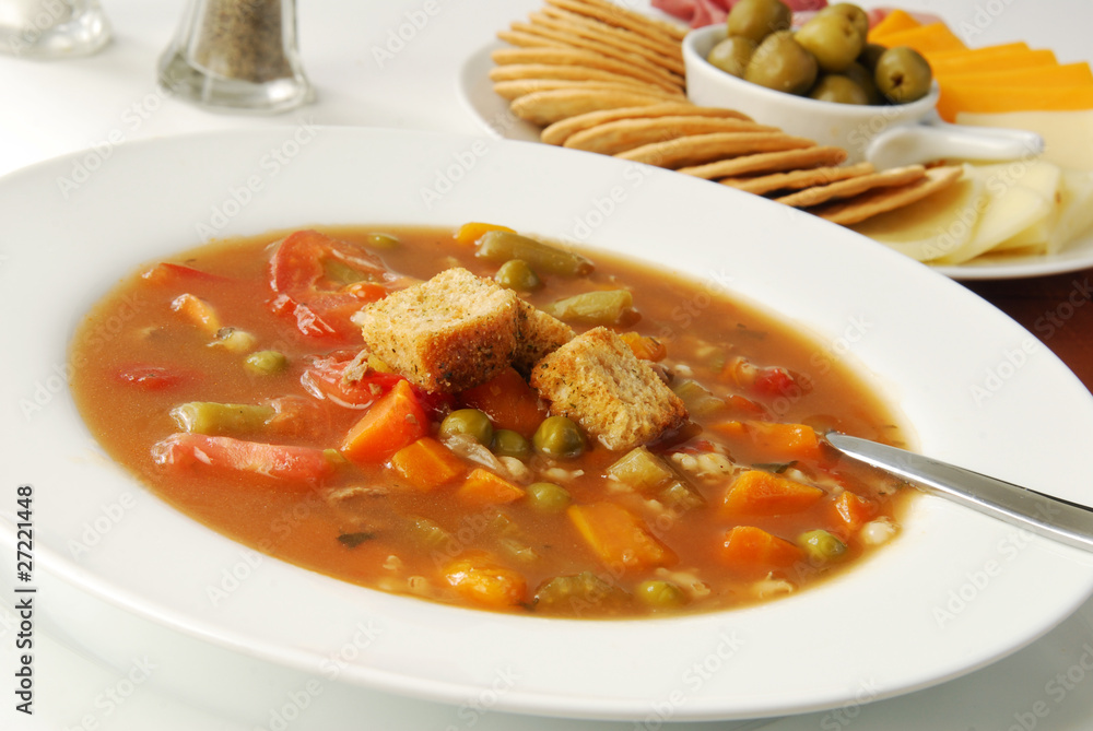 Delicious vegetable soup Delicious vegetable soup