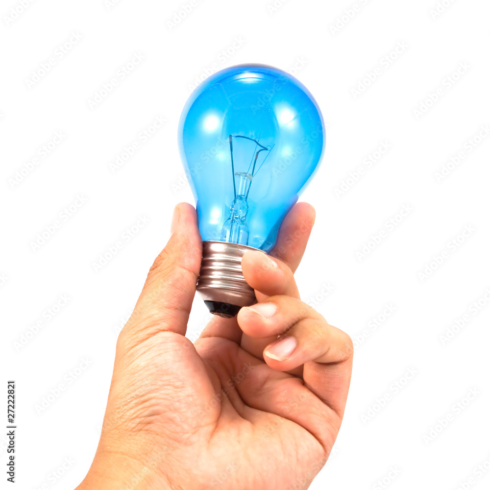 lightbulb in hand lightbulb in hand
