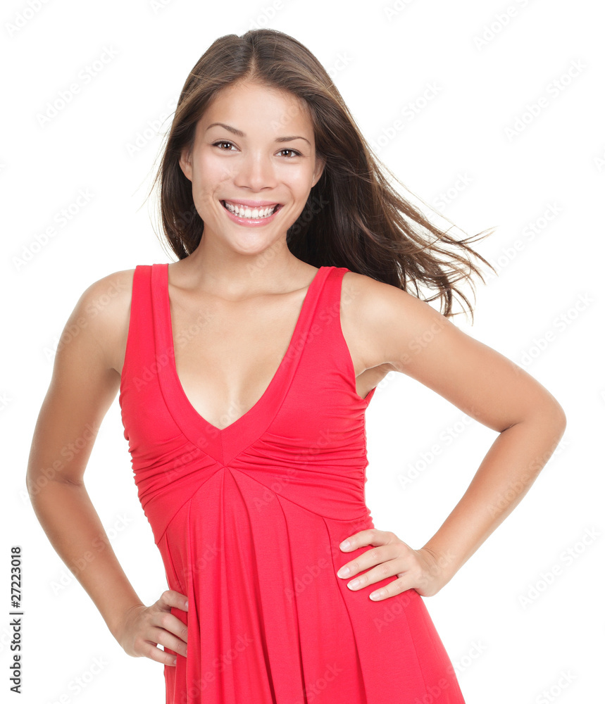 Asian beauty woman smiling