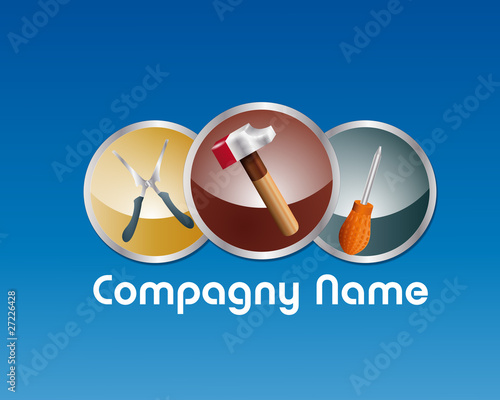 logo outillage, bricolage