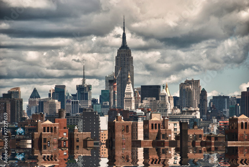 Skyscrapers of New York City Reflections © jovannig