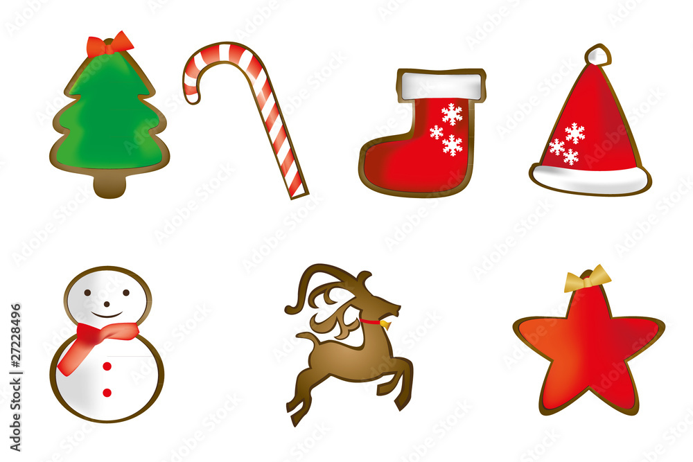 Fototapeta premium Christmas symbols