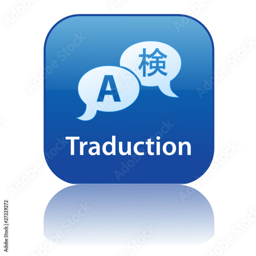 Bouton TRADUCTION (langue traducteur langage traduire en ligne)