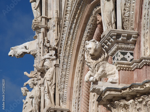 Dom Detail Siena Toskana