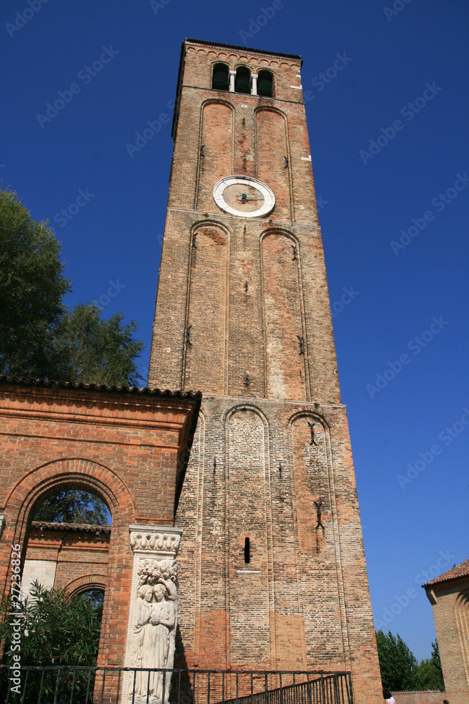 Tower in Murano, Venice, Italy