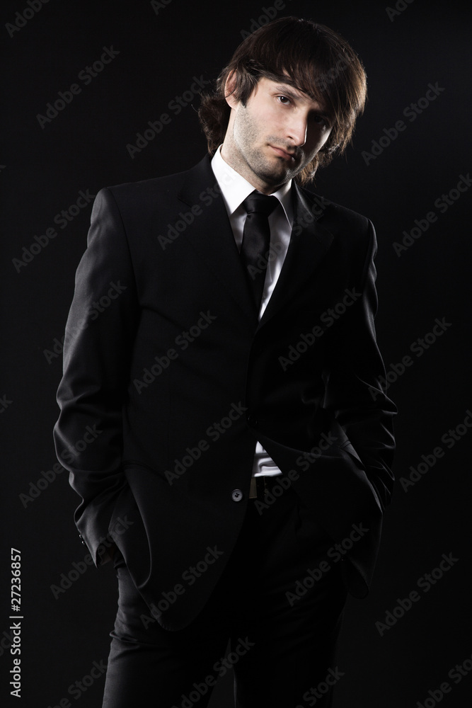 Handsome elegant man Handsome elegant man