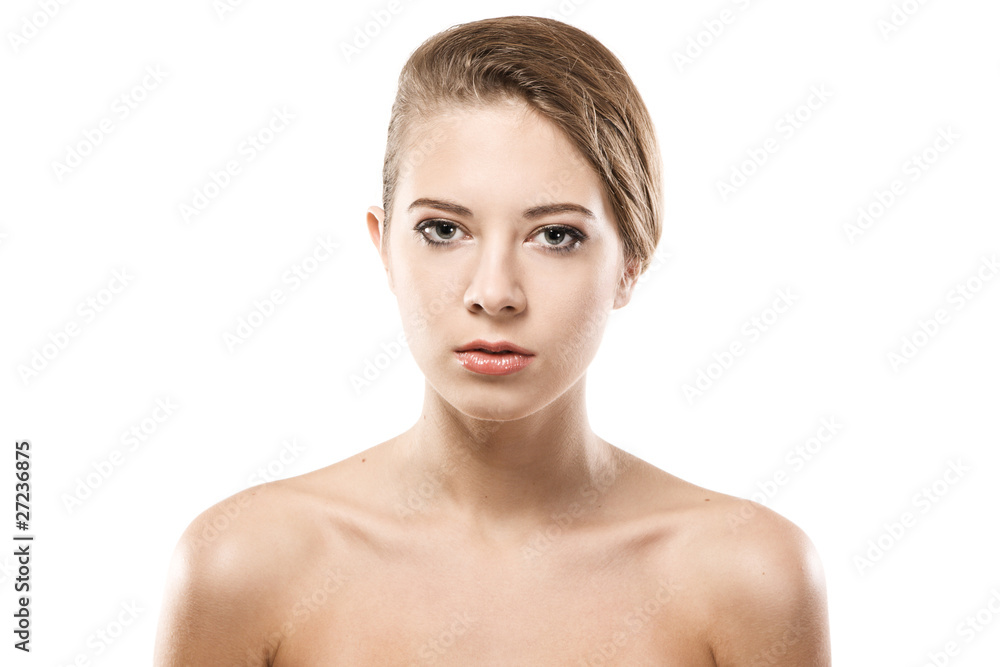 Beautiful young woman's portrait Beautiful young woman's portrait