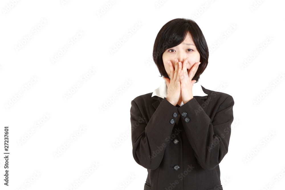 shocked buisiness woman shocked buisiness woman