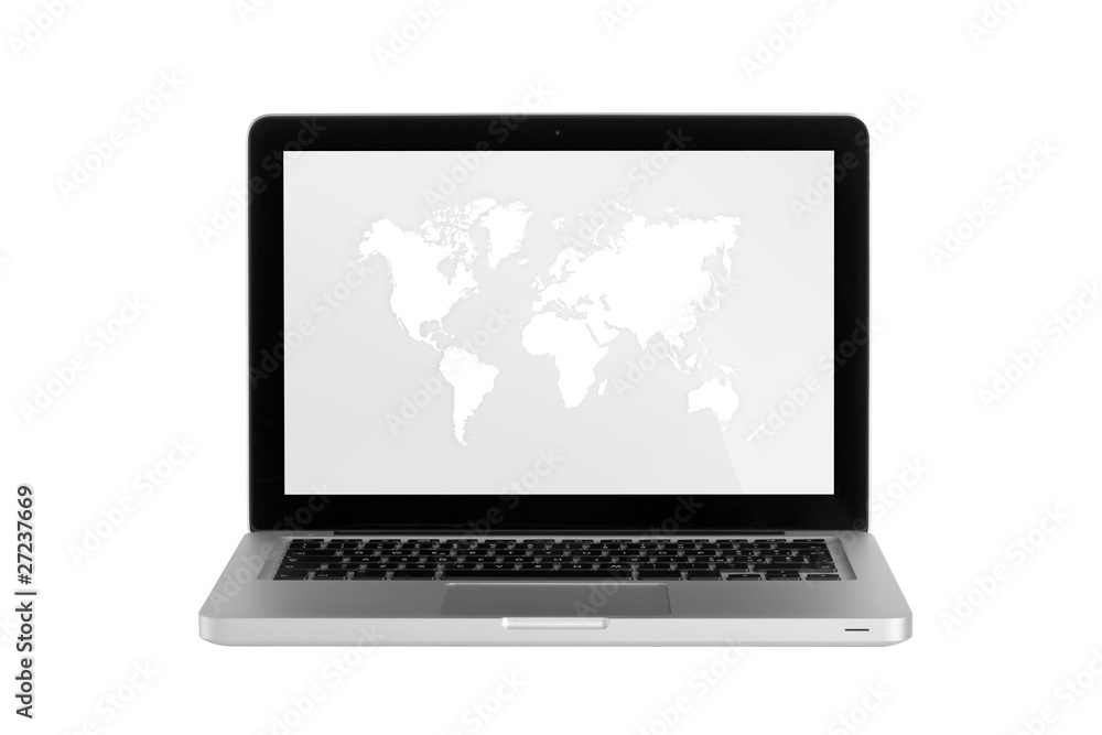 laptop isolated on white with clipping path laptop isolated on white with clipping path