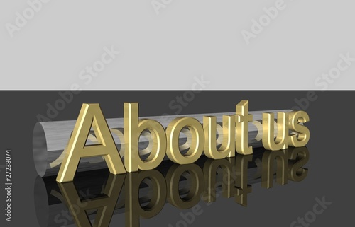3d text About us