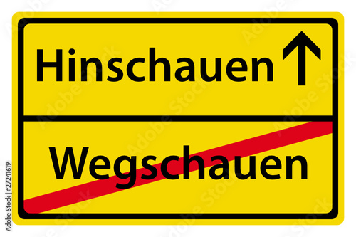 Hinschauen anstatt Wegschauen