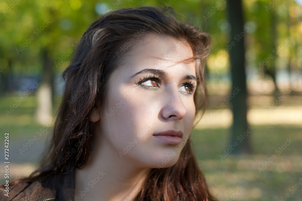 portrait outdoors