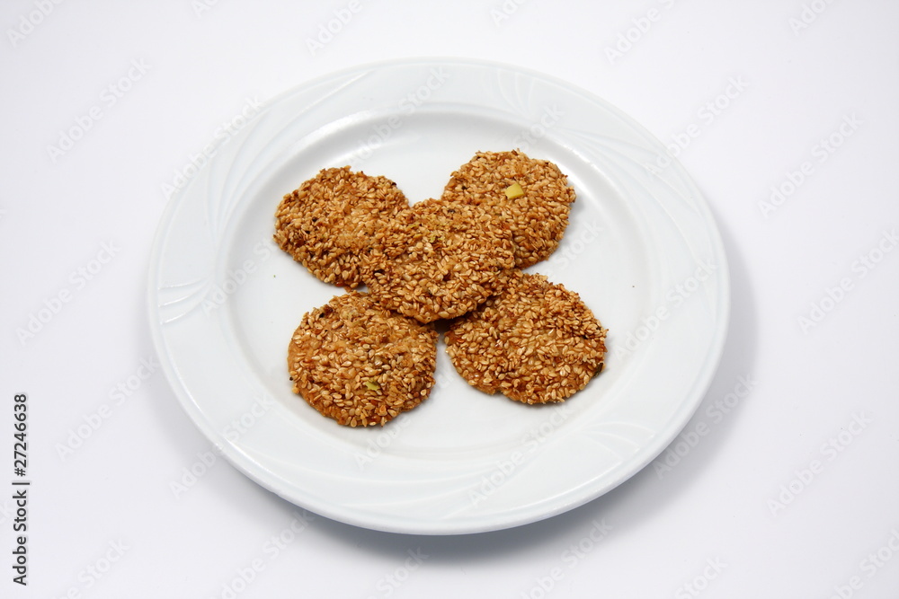 biscotti nel piatto biscotti nel piatto