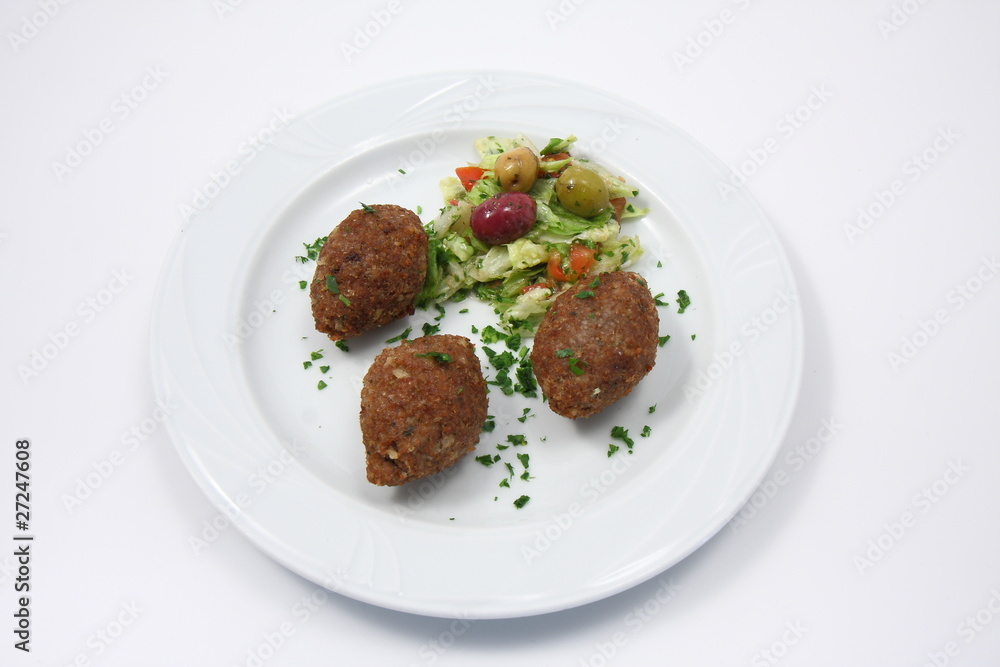 polpette e olive nella cucina araba