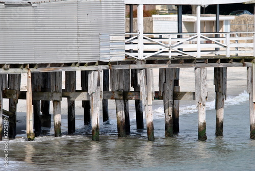 Dock at Low Tide photo