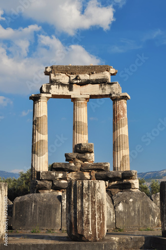 The Tholos at the sanctuary of Athena Pronaia photo