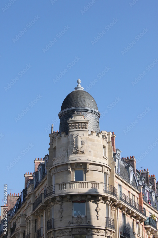 Immeuble bourgeois du quartier d'Auteuil à Paris