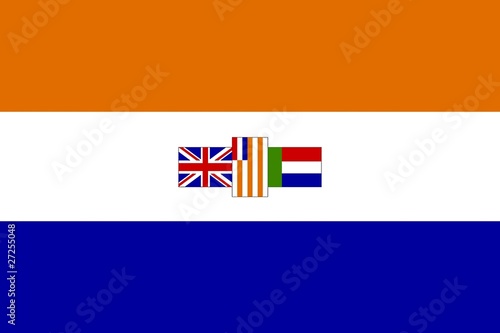 Fotografija Ancien drapeau de l'Afrique du Sud à l'époque de l'apartheid