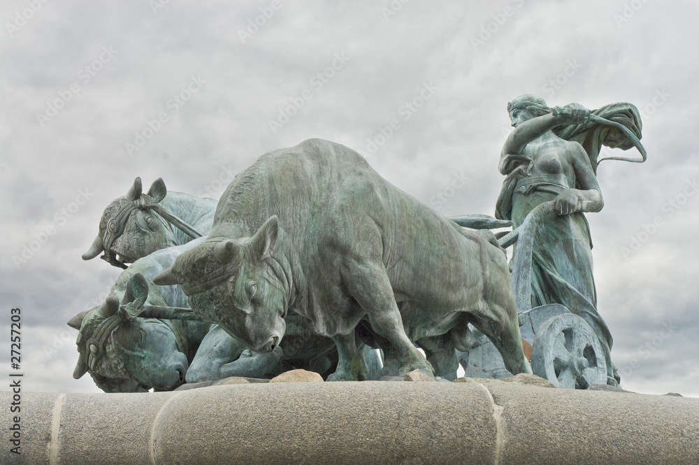 Gefion fountain at Copenhagen Gefion fountain at Copenhagen
