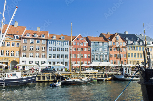 Nyhavn colorful buildings at Copenhagen