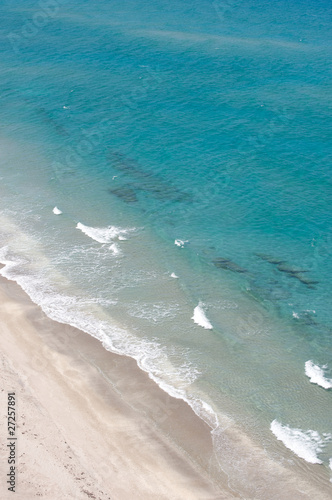 Clear ocean and beach