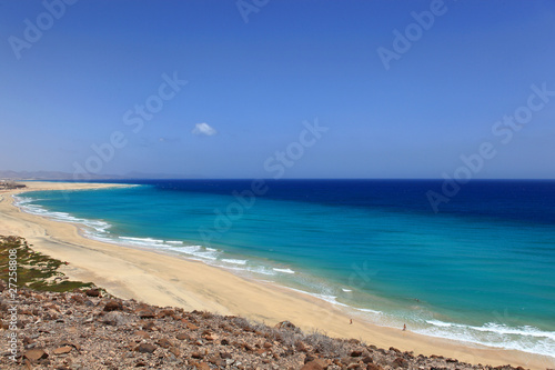 lagon plages et couleurs de l'île de fuerteventura