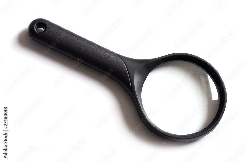 Loupe, fond blanc Loupe, fond blanc