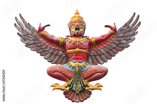 old Garuda statue