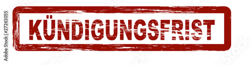 Kündigungsfrist / vektor