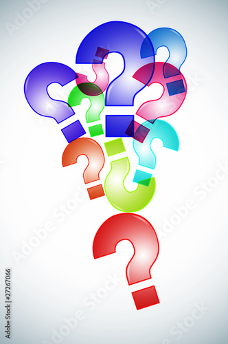 question marks background