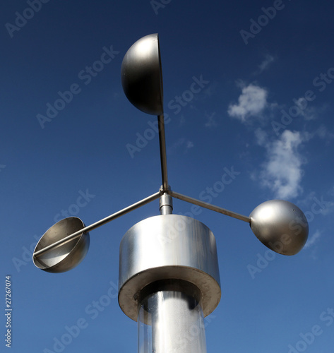 Anemometer, meteorological weather-station photo