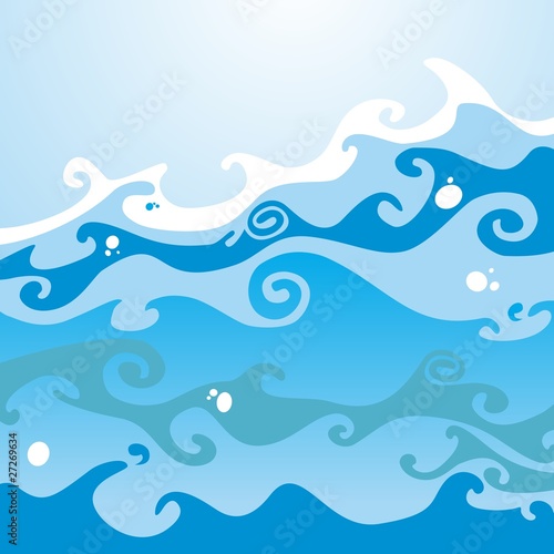 waves on the sea