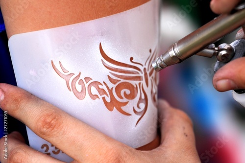 air brush tatoo