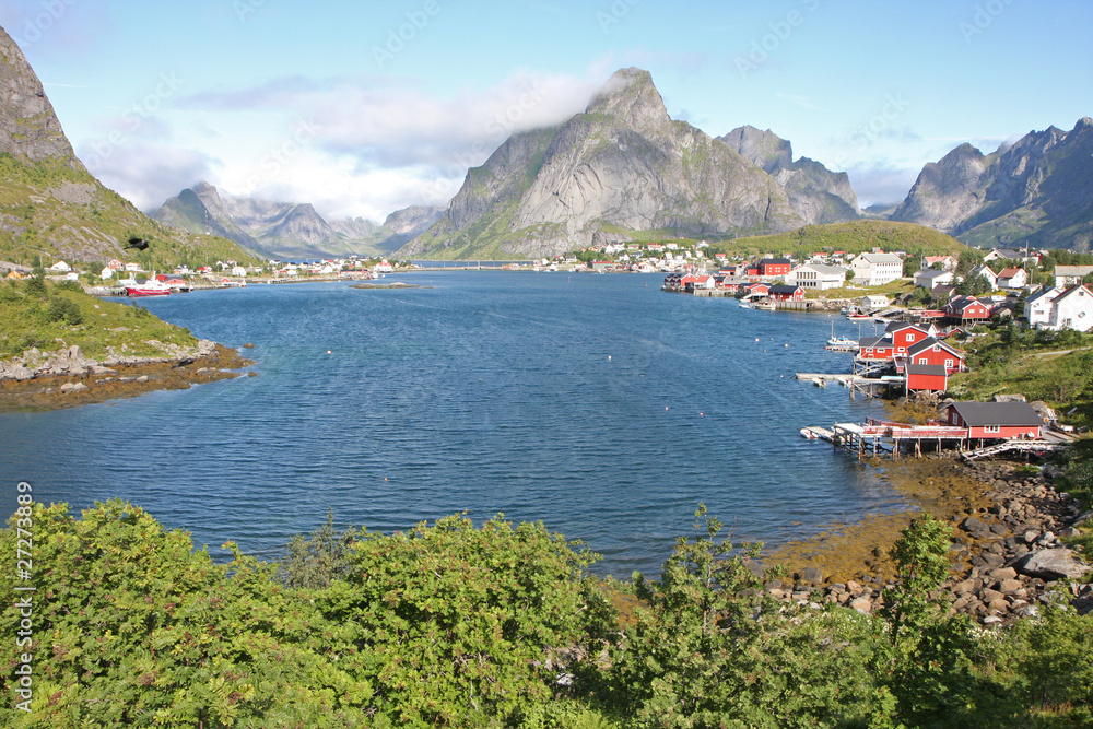 Naklejka premium Baie de Reine, Norvège
