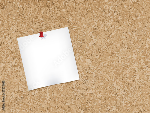 Cork bulletin board