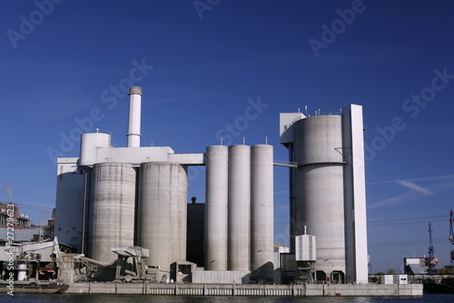 Obraz na płótnie Fabrik, Silo w salonie