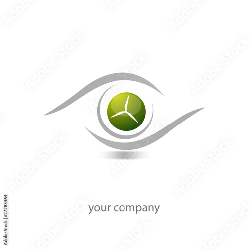 logo entreprise, logo éolienne