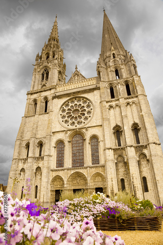 Chartes Cathedral facade