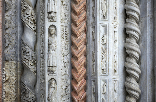 Dettagli scultorei della Basilica di Santa Maria Maggiore photo