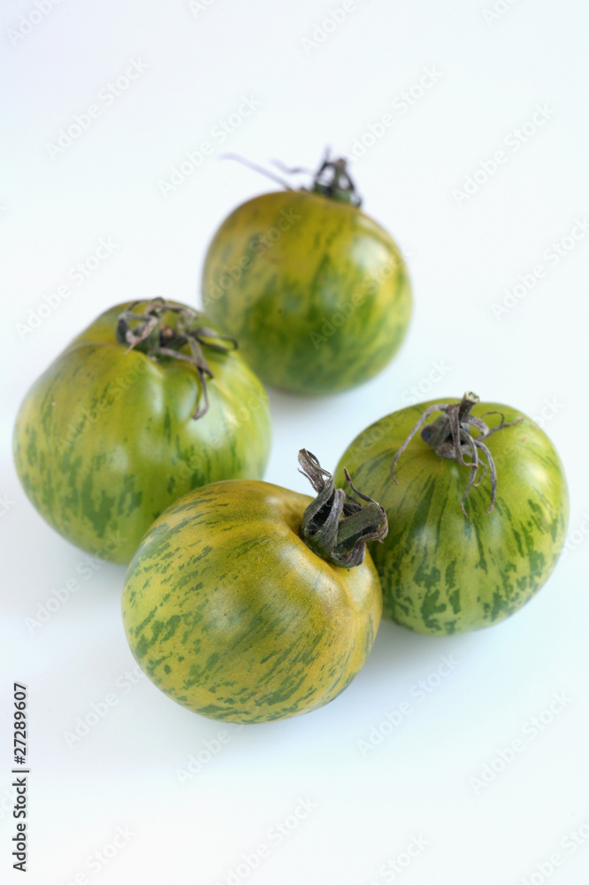 Tomates vertes Green Zebra bio