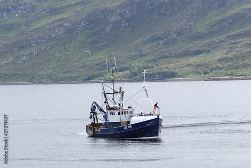 Bâteau de pêcheurs en Écosse © FOOD-micro